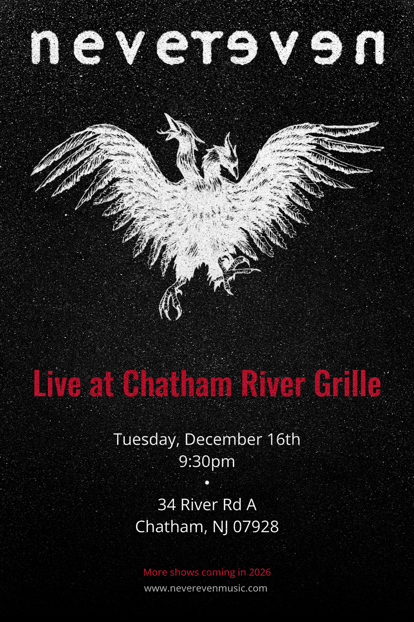 chatham river grille show flyer